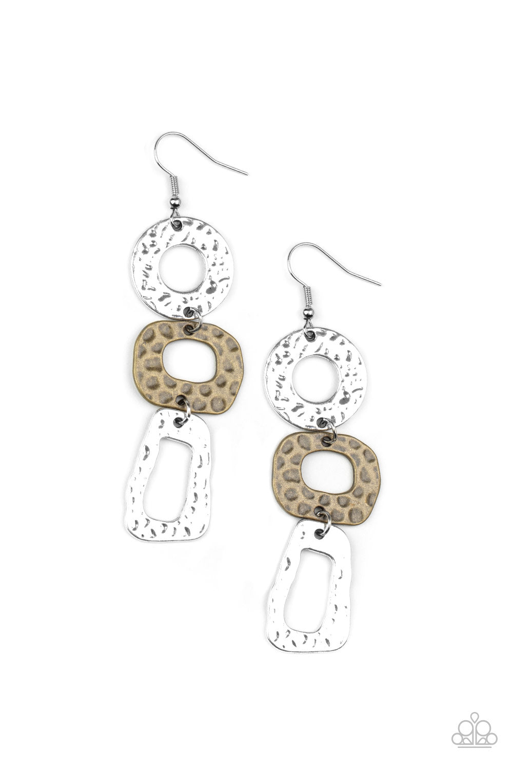 Prehistoric Prowl - multi - Paparazzi earrings