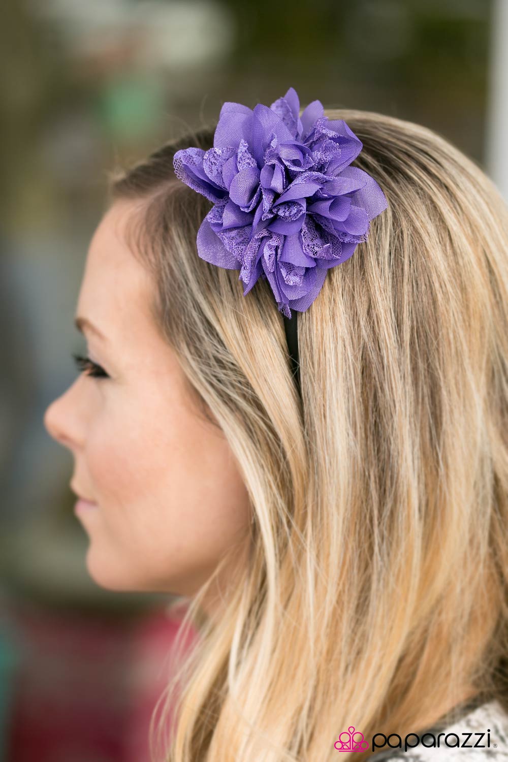 Pretty Primrose - Purple - Paparazzi headband