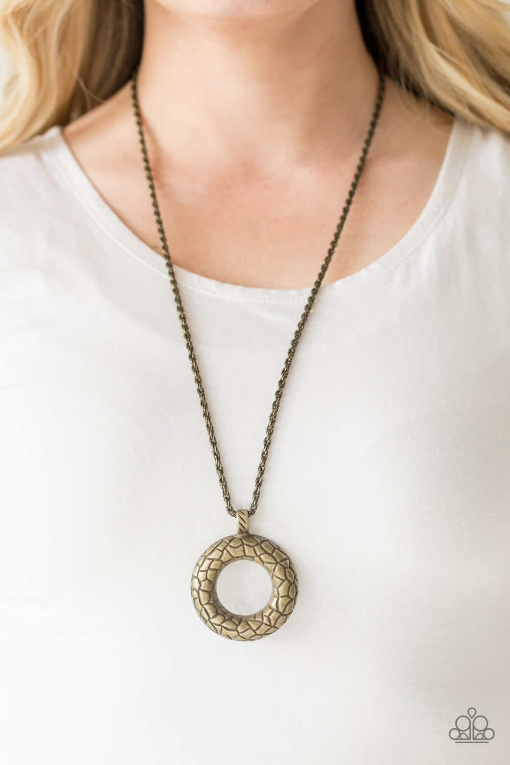 Pretty as Prowess - brass - Paparazzi necklace