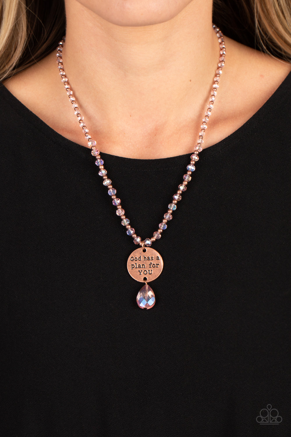 Priceless Plan - copper - Paparazzi necklace