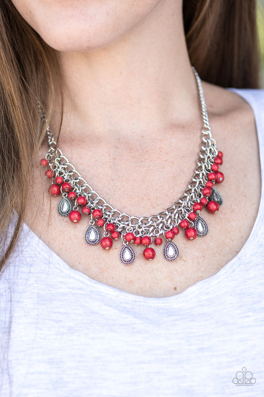 Primal Donna - red - Paparazzi necklace