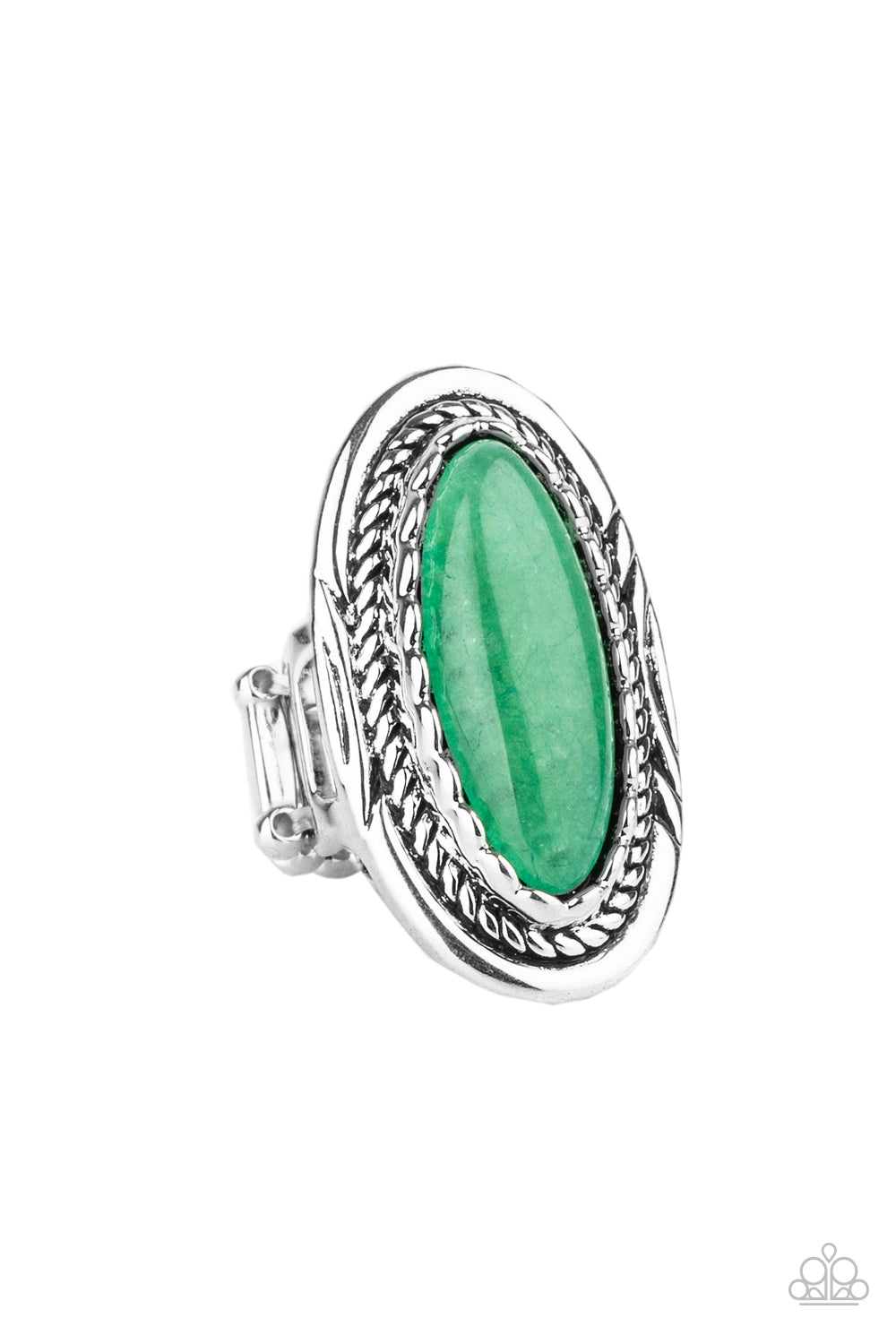 Primal Instincts - green - Paparazzi ring