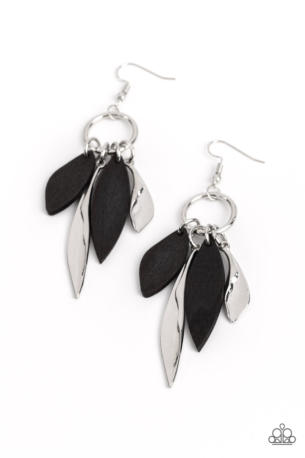 Primal Palette - black - Paparazzi earrings