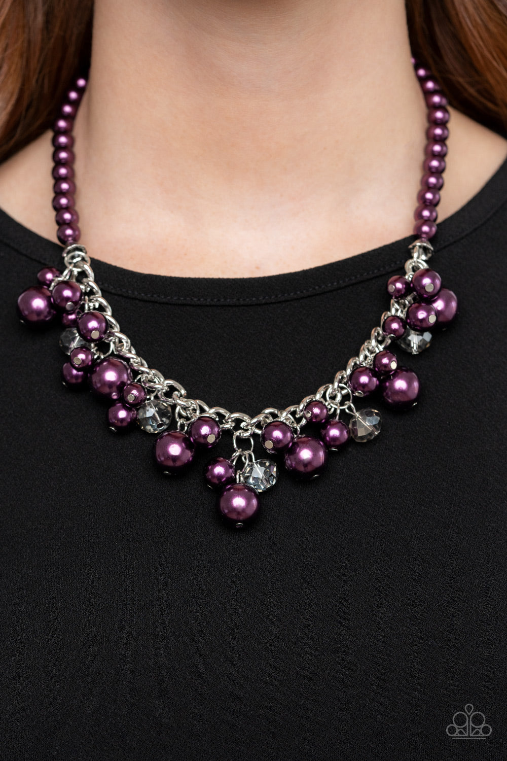 Prim and Polished - purple - Paparazzi necklace