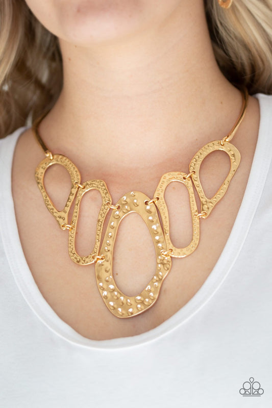 Prime Prowess - gold - Paparazzi necklace