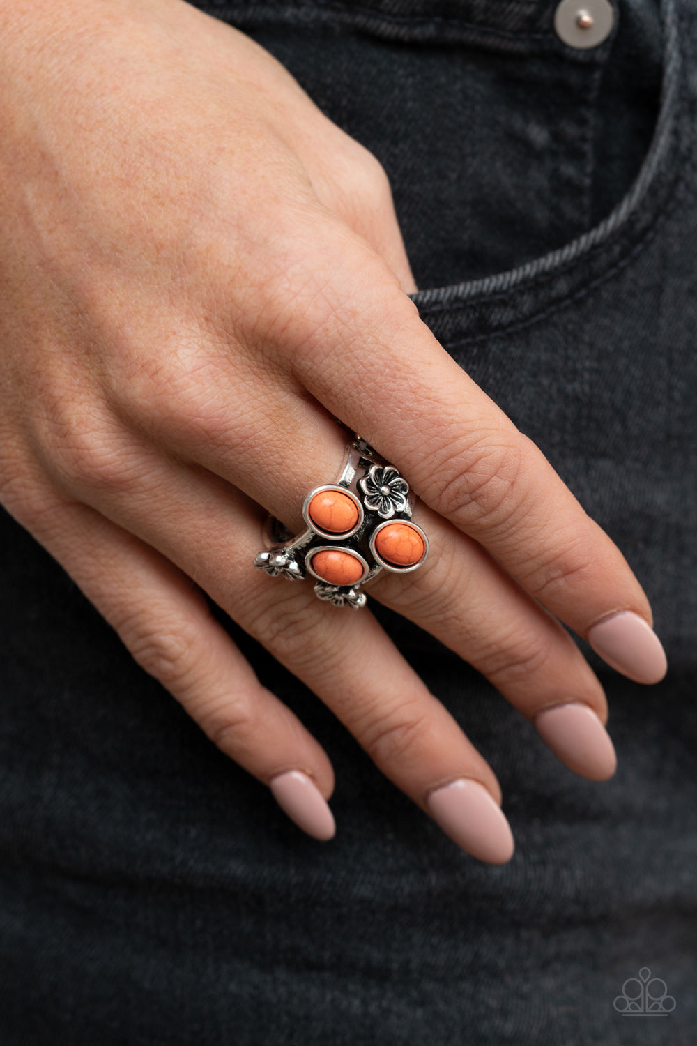 Primitive Paradise - orange - Paparazzi ring