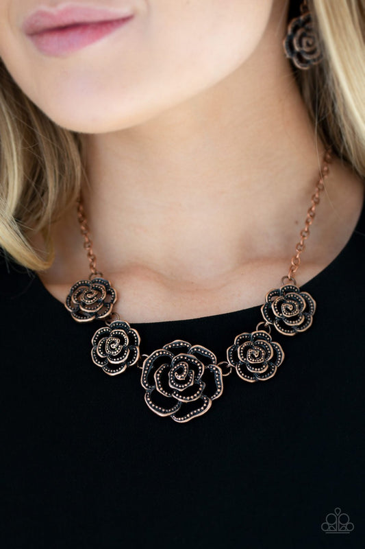 Primrose Princess - copper - Paparazzi necklace