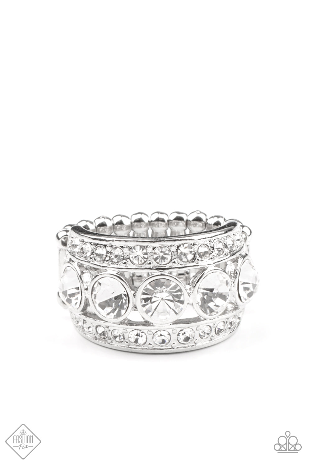 Princess Pedigree - white - Paparazzi ring