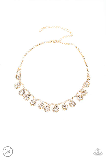 Princess Prominence - gold - Paparazzi necklace