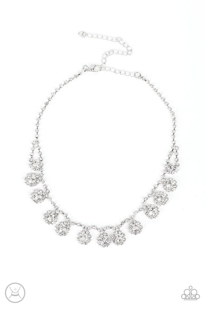 Princess Prominence - white - Paparazzi necklace