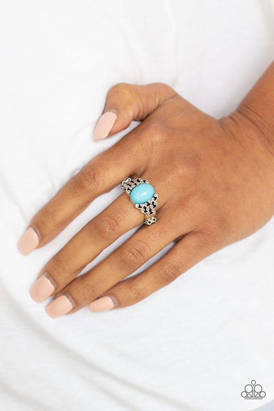 Princess Problems-blue-Paparazzi ring