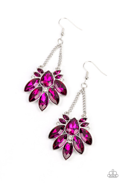 Prismatic Pageantry - pink - Paparazzi earrings