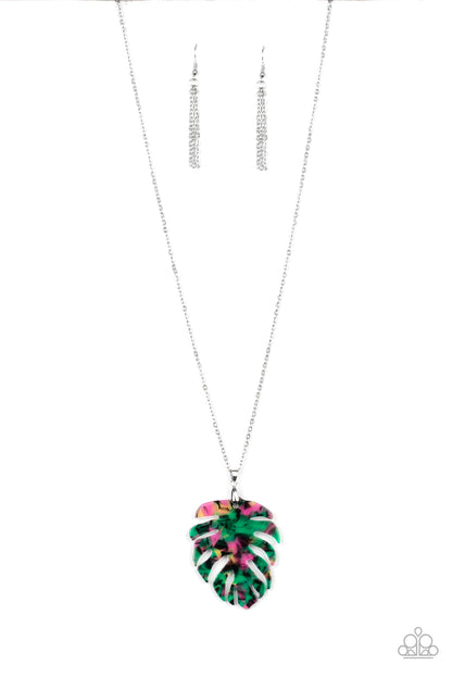 Prismatic Palms - green - Paparazzi necklace