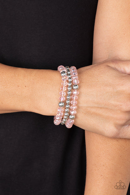 Prismatic Perceptions - pink - Paparazzi bracelet