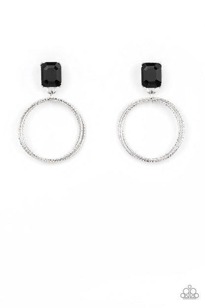 Prismatic Perfection - black - Paparazzi earrings