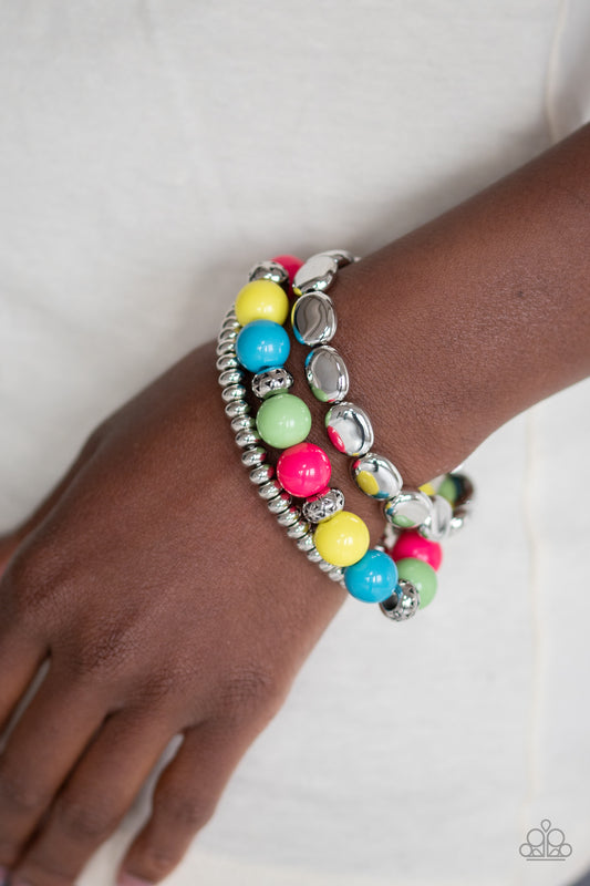 Prismatic Pop - multi - Paparazzi bracelet