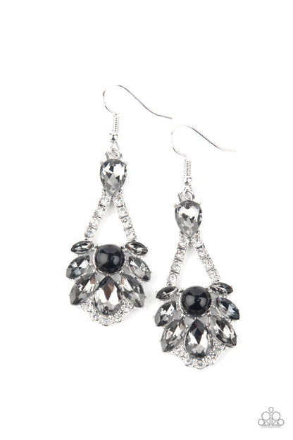 Prismatic Presence - black - Paparazzi earrings