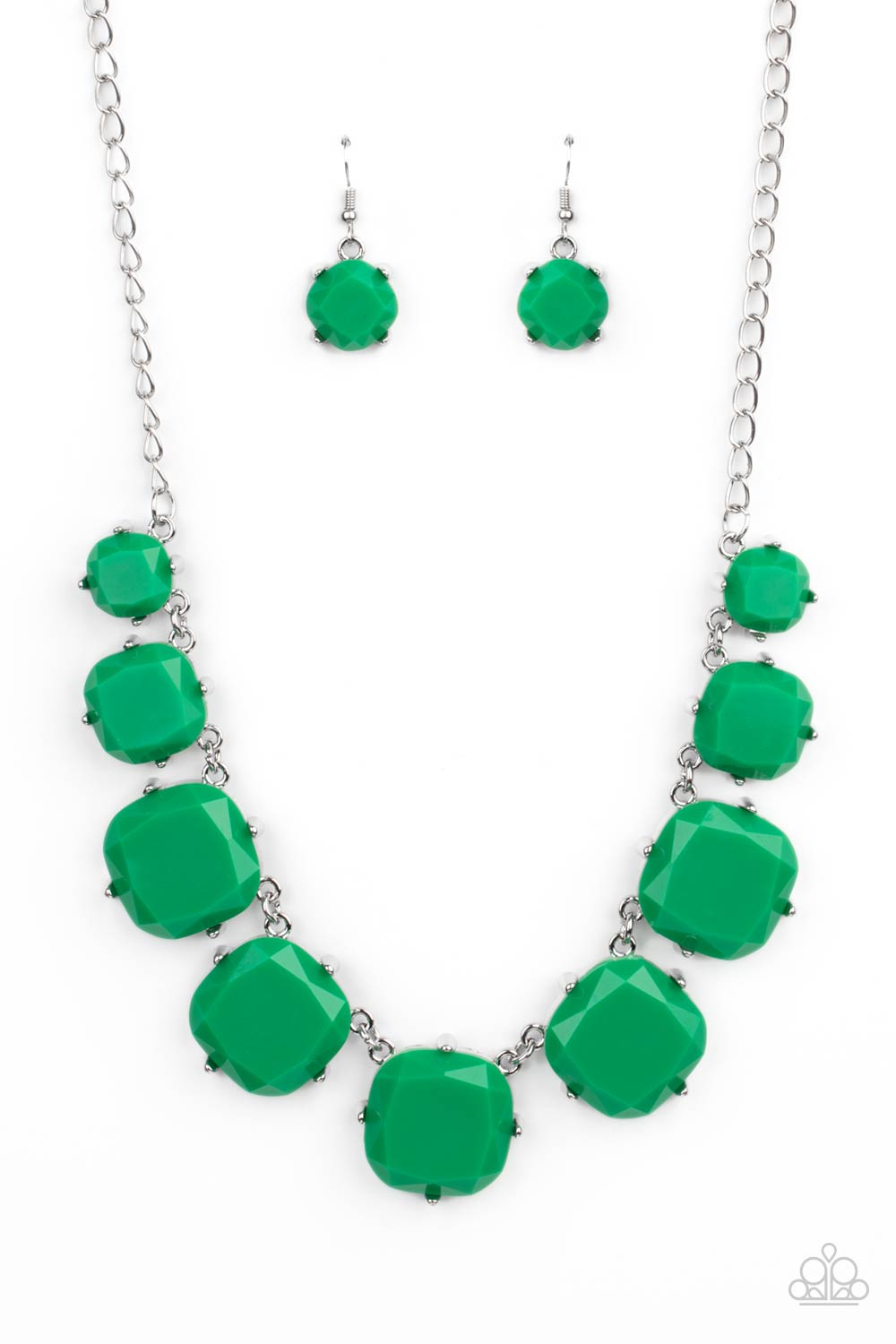 Prismatic Prima Donna - green - Paparazzi necklace