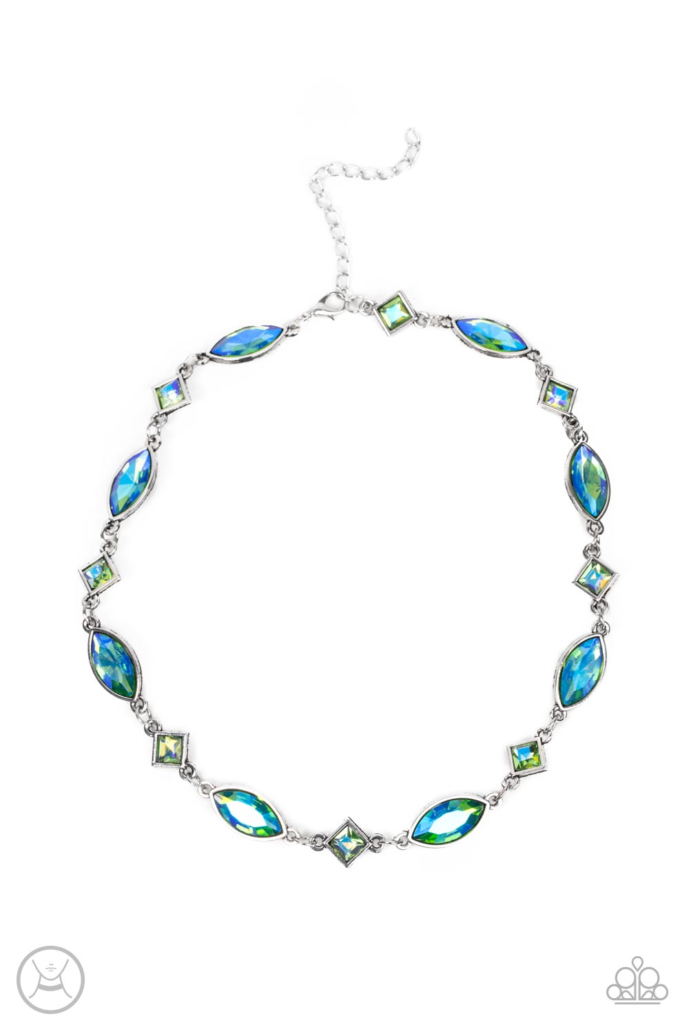 Prismatic Reinforcements - green - Paparazzi necklace