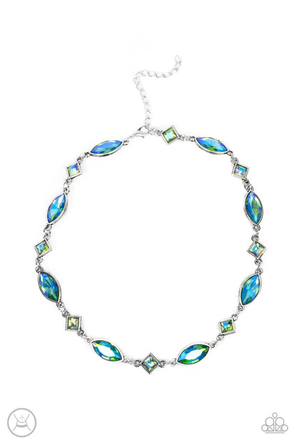 Prismatic Reinforcements - green - Paparazzi necklace