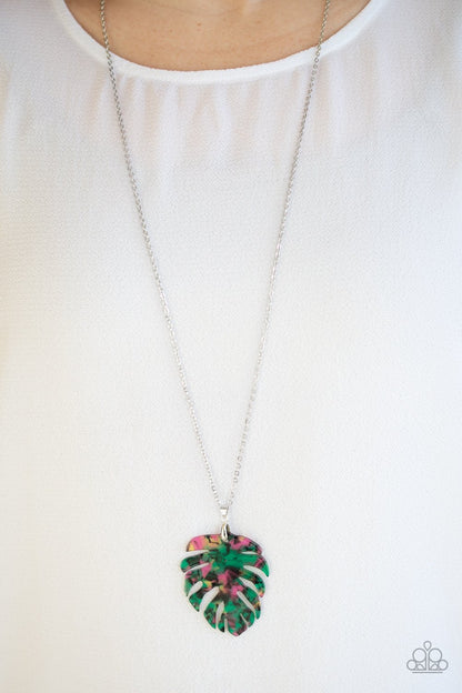 Prismatic Palms-green-Paparazzi necklace