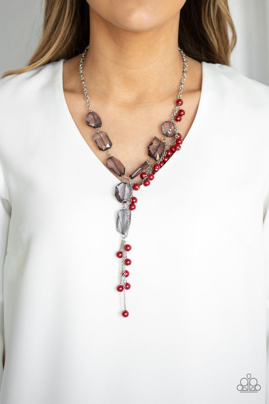 Prismatic Princess - red - Paparazzi necklace