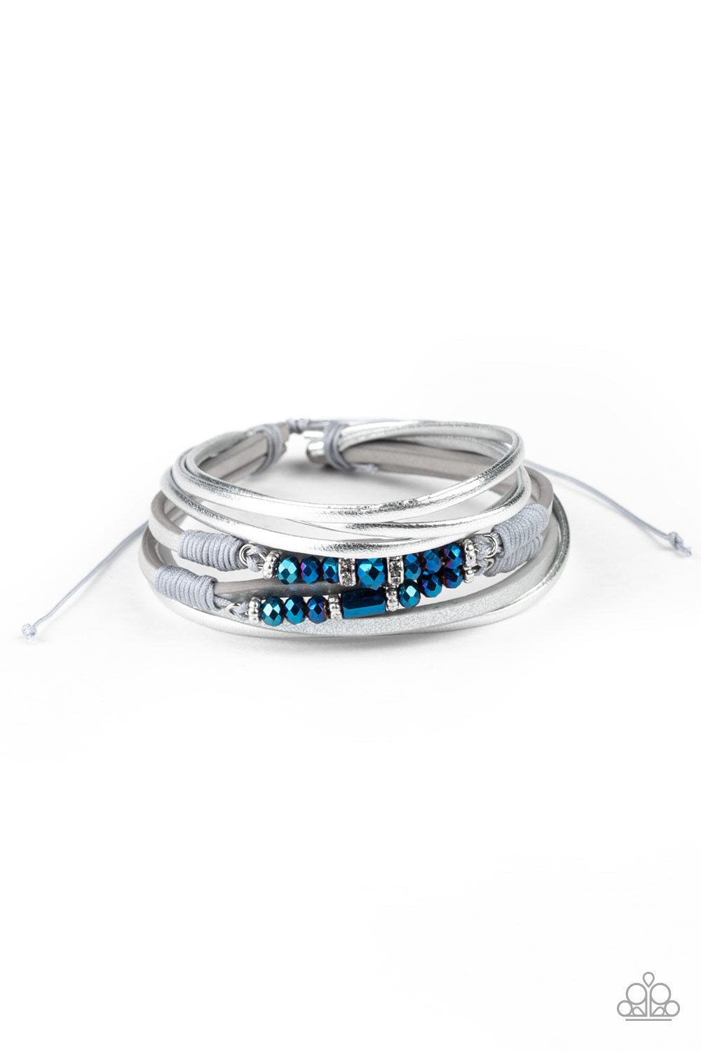 Prismatically Dramatic - blue - Paparazzi bracelet