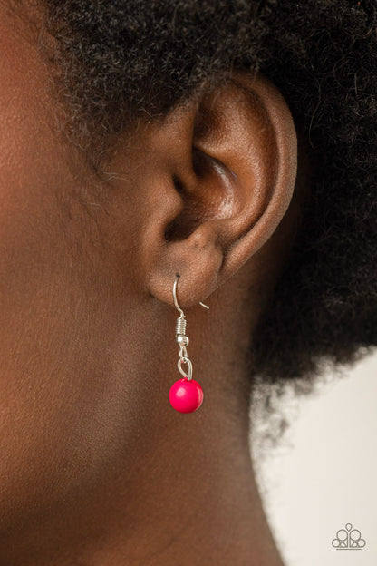 Prismatically POP-tastic - pink - Paparazzi necklace