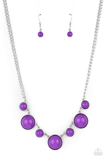 Prismatically POP-tastic - purple - Paparazzi necklace