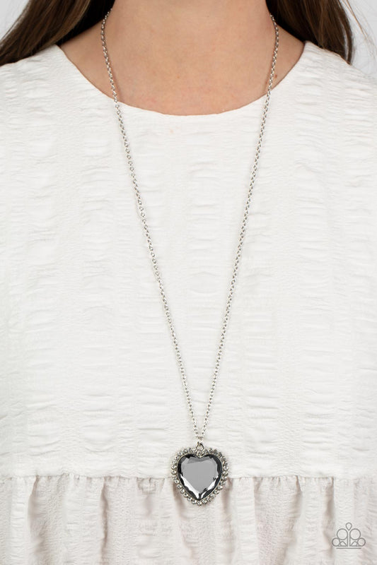 Prismatically Twitterpated - silver - Paparazzi necklace