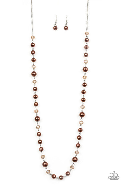 Pristine Prestige - brown - Paparazzi necklace