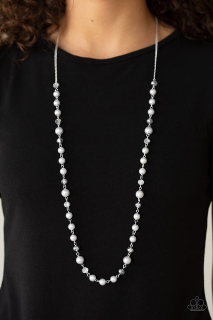 Pristine Prestige - silver - Paparazzi necklace