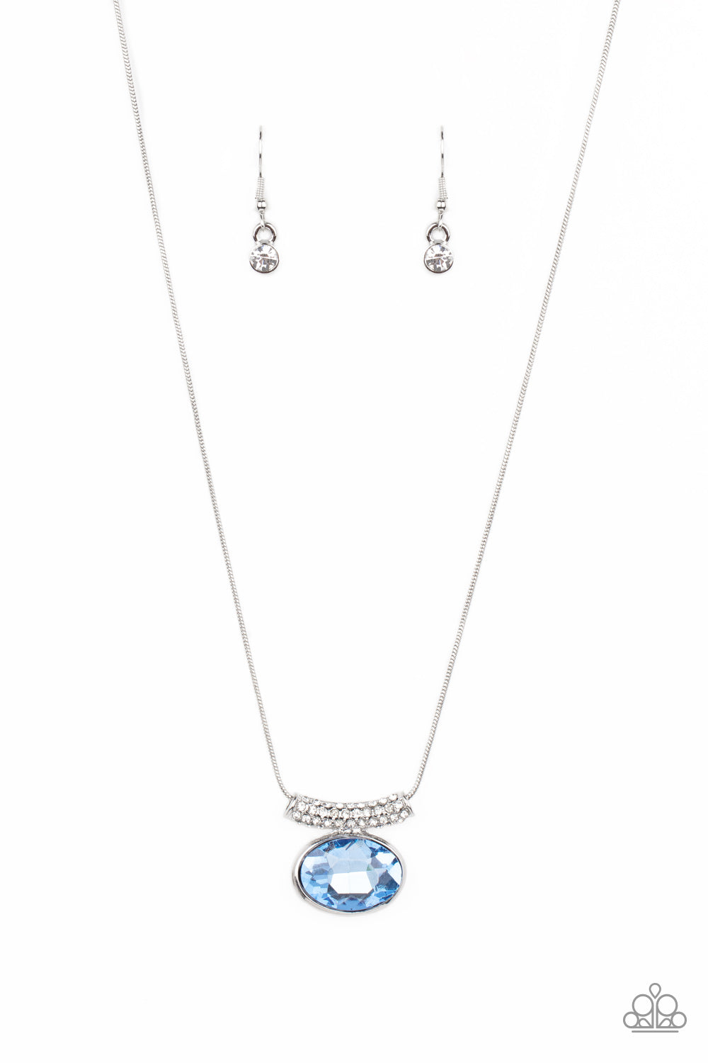 Pristinely Prestigious - blue - Paparazzi necklace