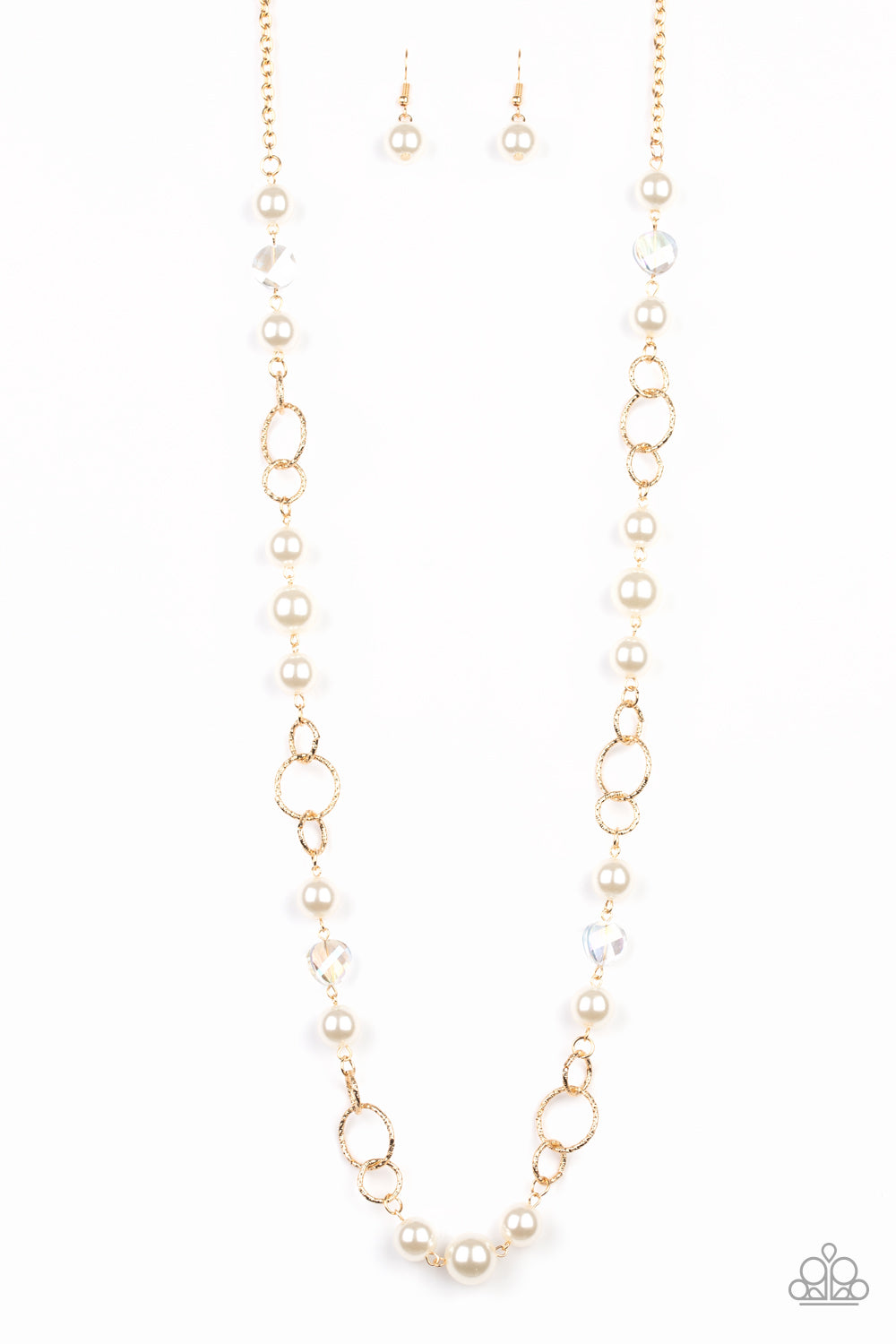 Prized Pearls - gold - Paparazzi necklace