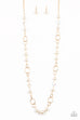 Prized pearls gold necklace Clearance