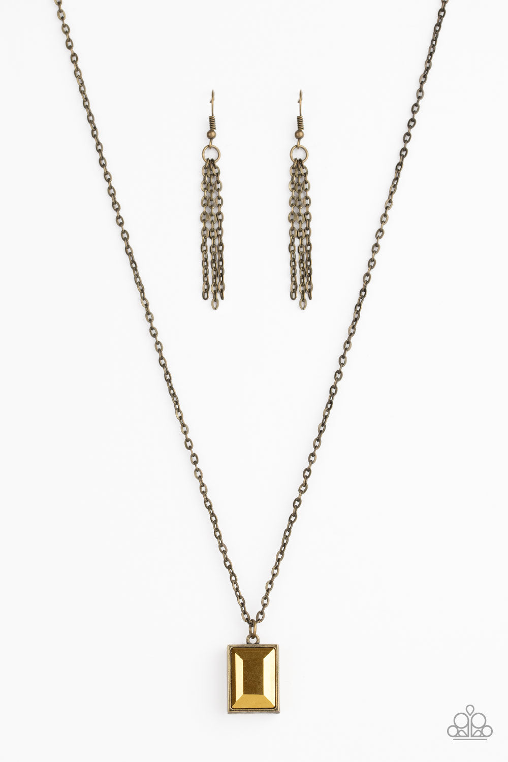 Pro Edge - brass - Paparazzi necklace