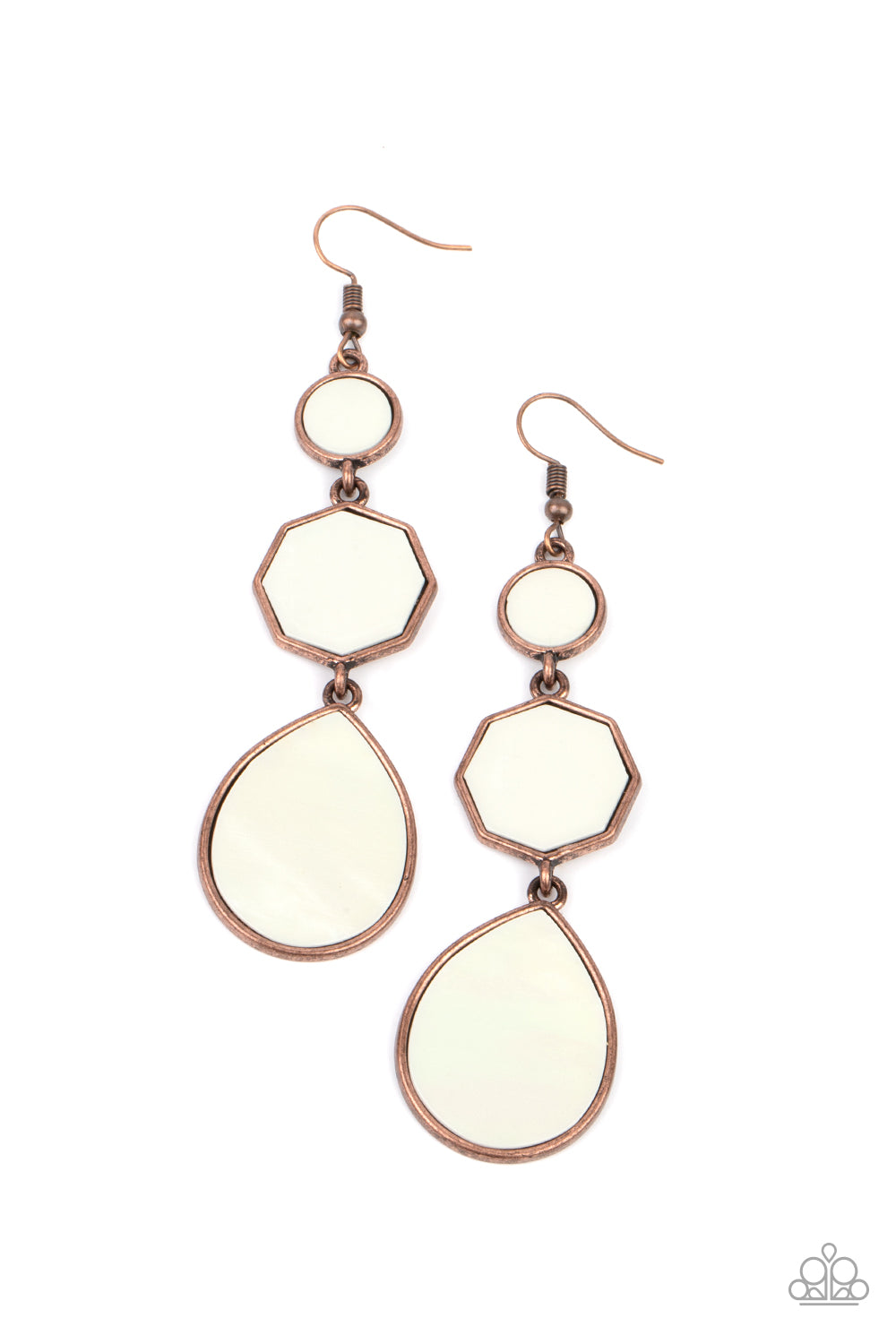 Progressively Posh - copper - Paparazzi earrings