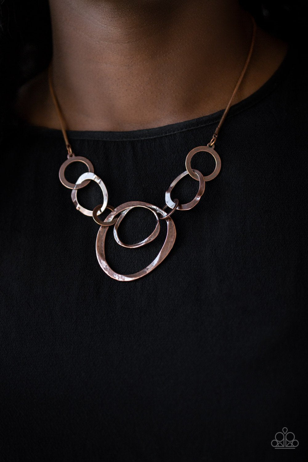 Progressively Vogue - copper - Paparazzi necklace