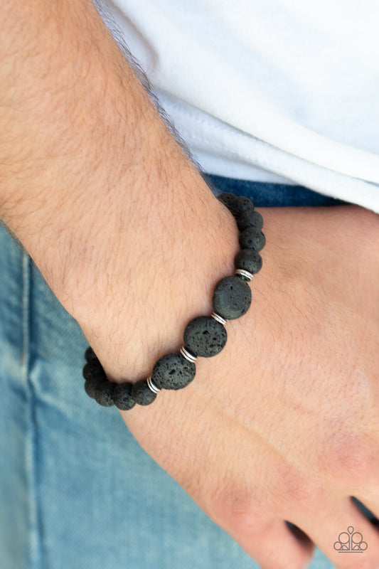 Prospect - black - Paparazzi mens bracelet