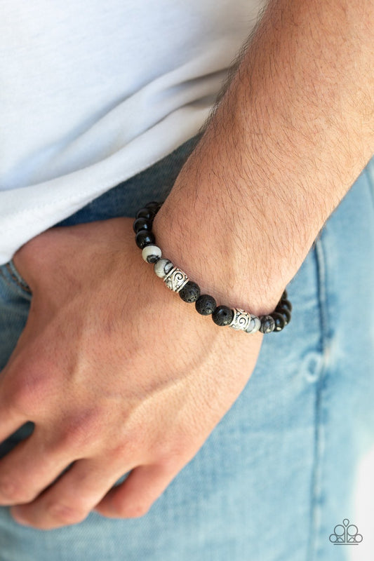 Proverb-silver-Paparazzi mens bracelet
