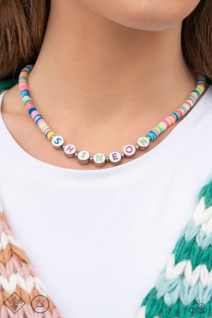 Psychedelic Glow - multi - Paparazzi necklace