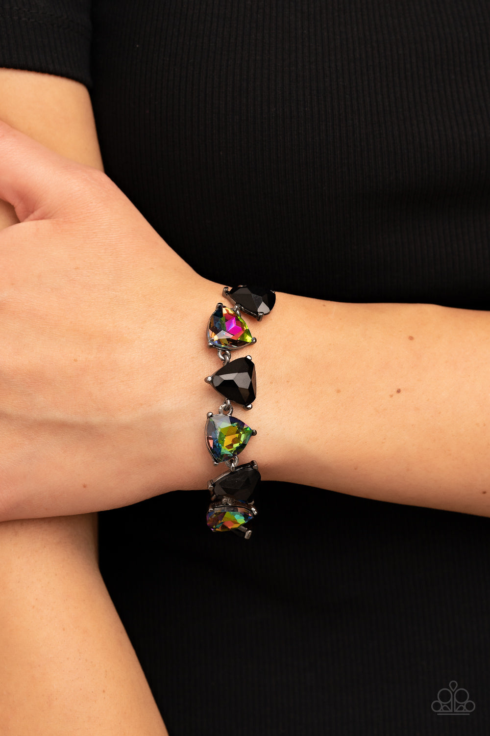 Pumped up Prisms - multi - Paparazzi bracelet