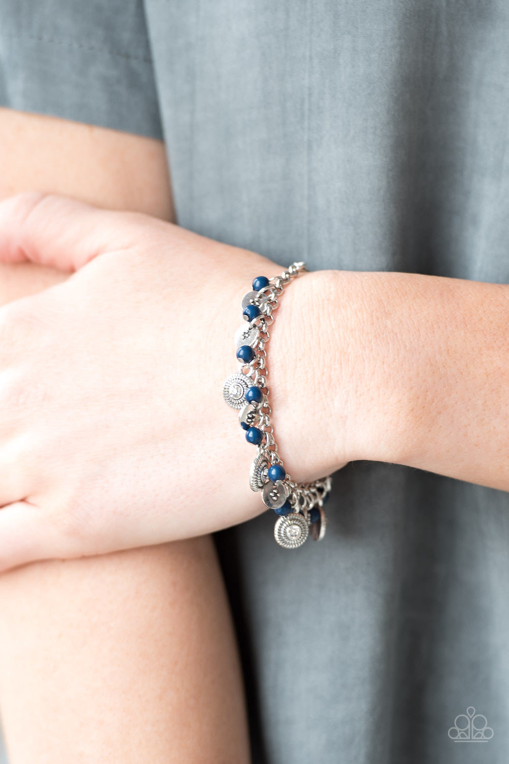 Pure Luxe - blue - Paparazzi bracelet