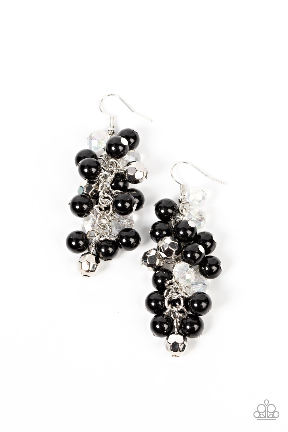 Pursuing Perfection - black - Paparazzi earrings