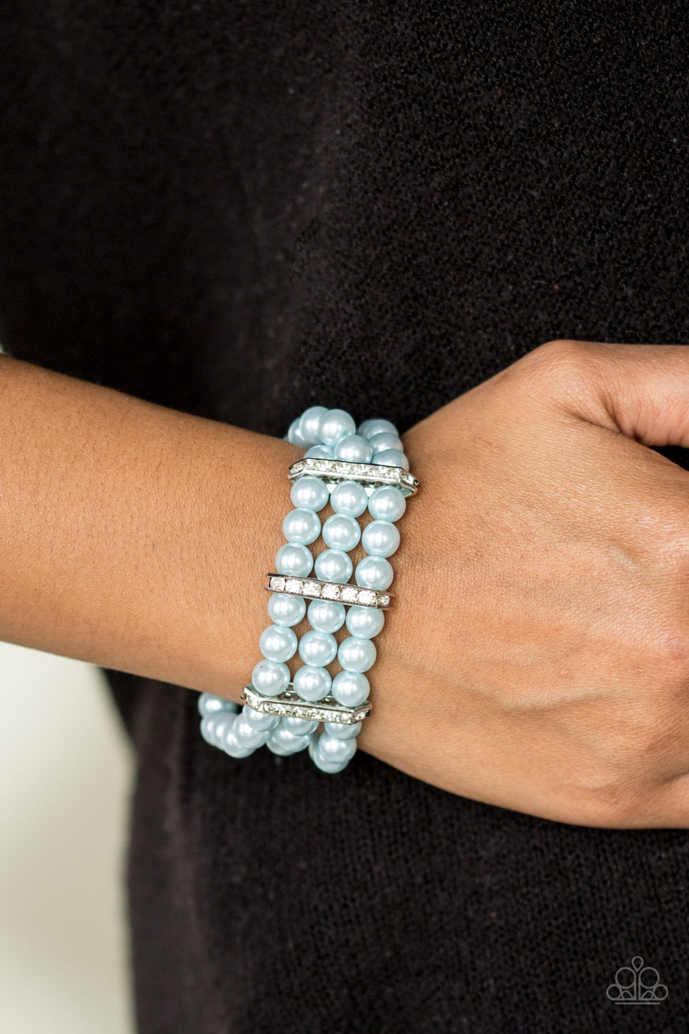 Put On Your Glam Face - blue - Paparazzi bracelet