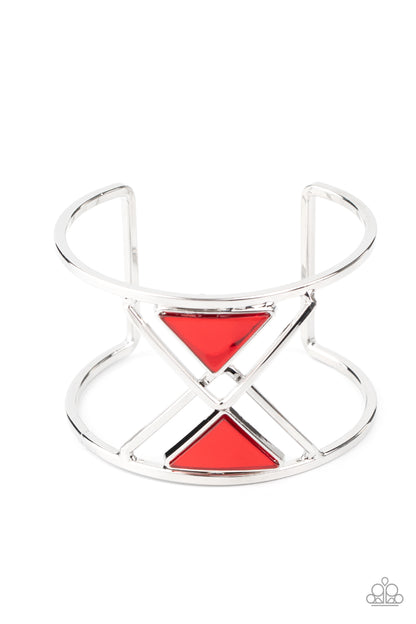 Pyramid Palace - red - Paparazzi bracelet
