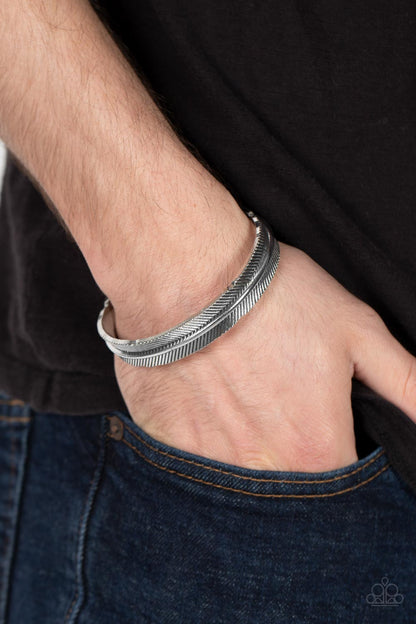 QUILL-Call - silver - Paparazzi bracelet
