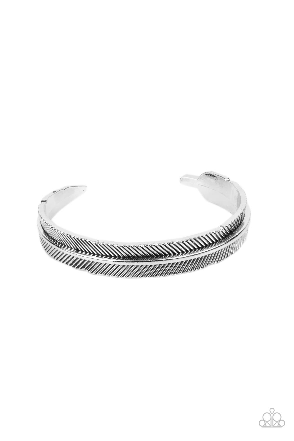 QUILL-Call - silver - Paparazzi MENS bracelet – JewelryBlingThing