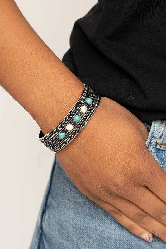 Quarry Quake - blue - Paparazzi bracelet