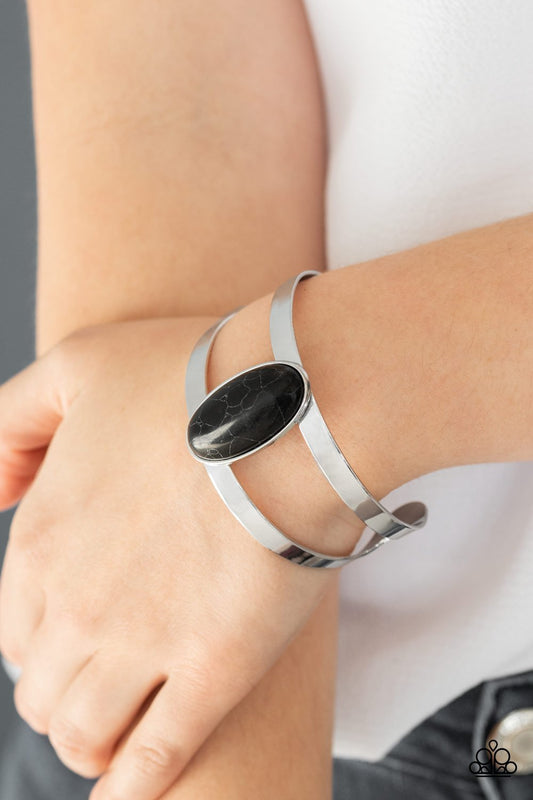 Quarry Queen-black-Paparazzi bracelet